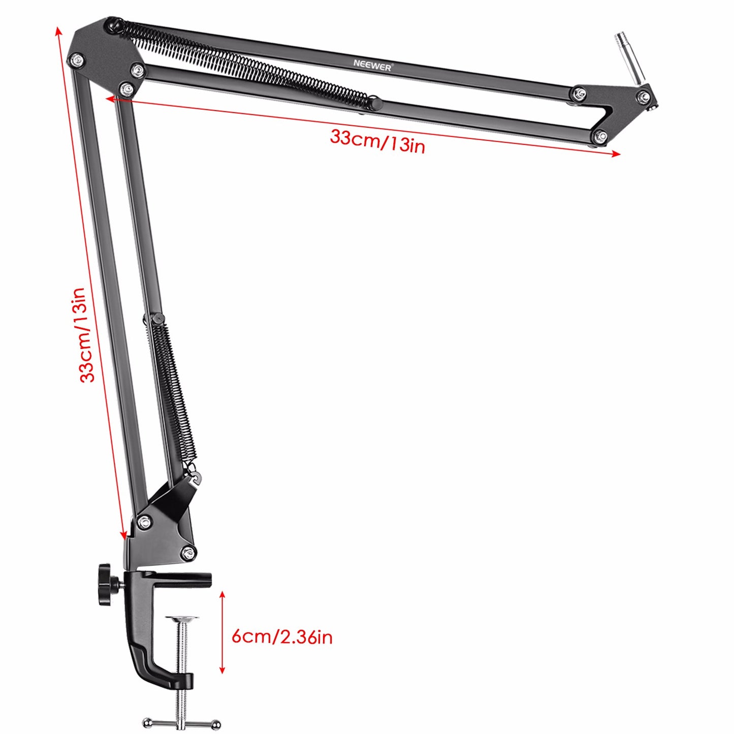ClearVoice Studio Mic Set with Adjustable Stand