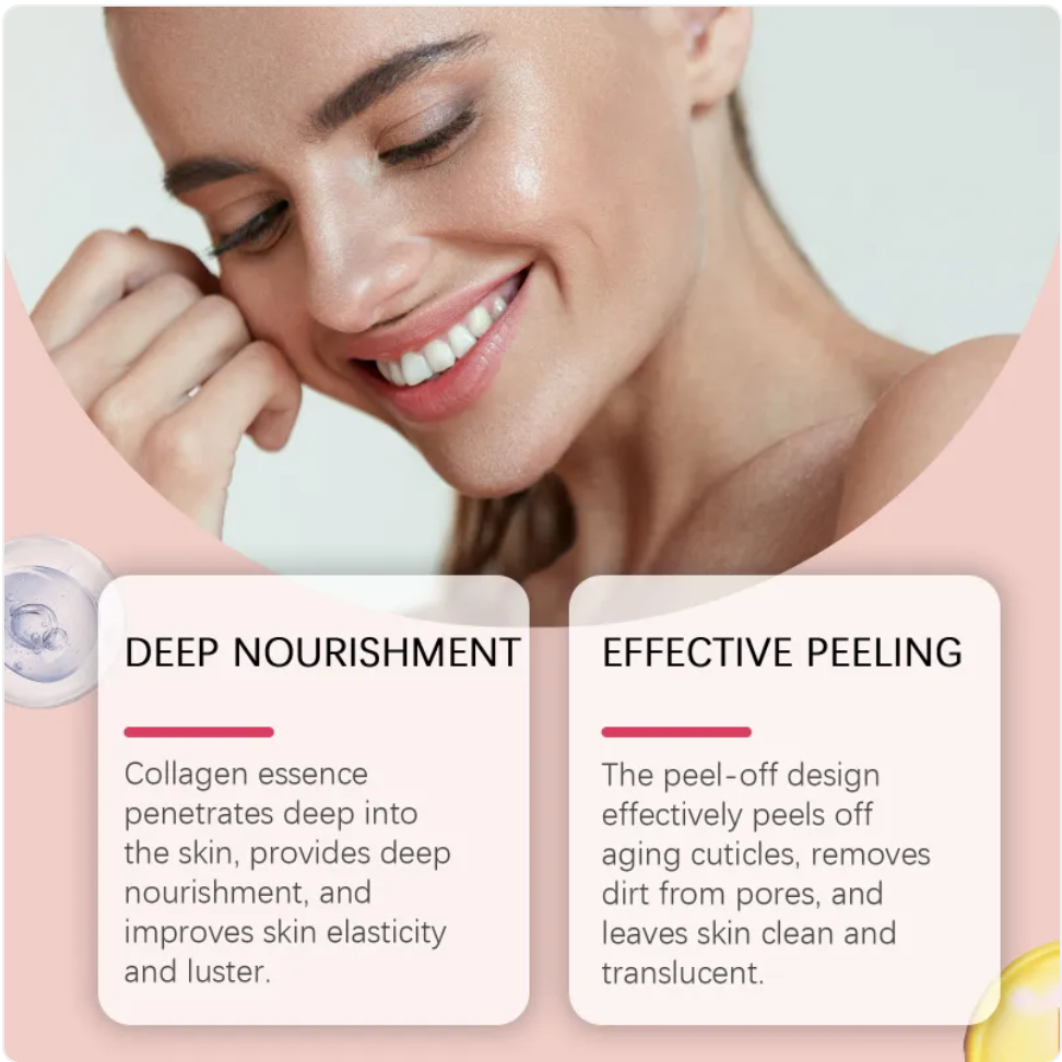 Pure Radiance: Hydrolyzed Collagen Deep Cleansing & Revitalizing Facial Mask