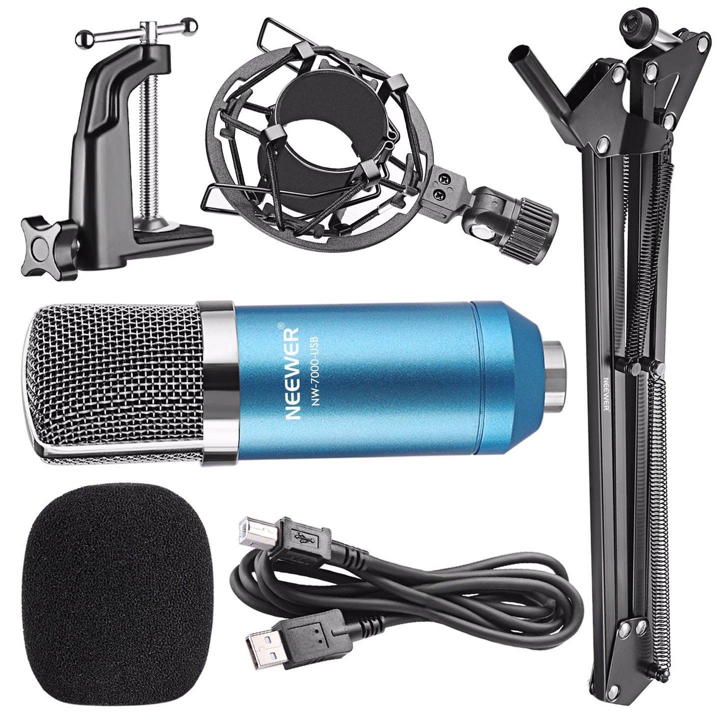ClearVoice Studio Mic Set with Adjustable Stand
