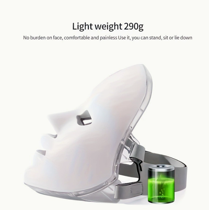 Lumina Glow Pro: Clinical-Grade LED Light Therapy Mask for Advanced Skin Rejuvenation