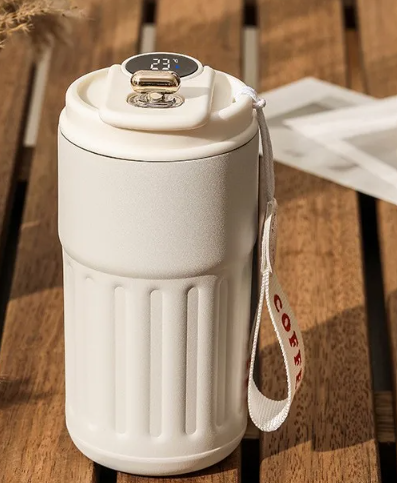 Precision Temp Elite: Smart Digital Thermal Bottle with Real-Time LED Display