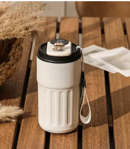 Precision Temp Elite: Smart Digital Thermal Bottle with Real-Time LED Display