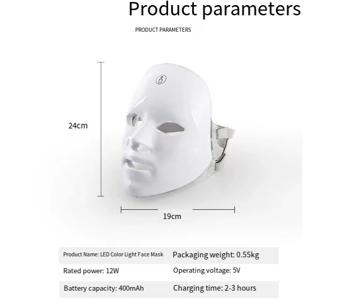 Lumina Glow Pro: Clinical-Grade LED Light Therapy Mask for Advanced Skin Rejuvenation