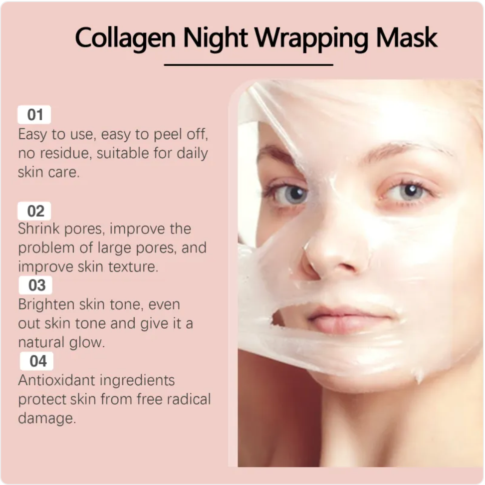 Pure Radiance: Hydrolyzed Collagen Deep Cleansing & Revitalizing Facial Mask